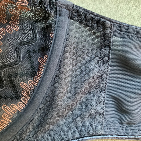 Freya Festival 32G Vibe High Apex Underwire Plunge Bra in Cinder - Picture 12 of 13